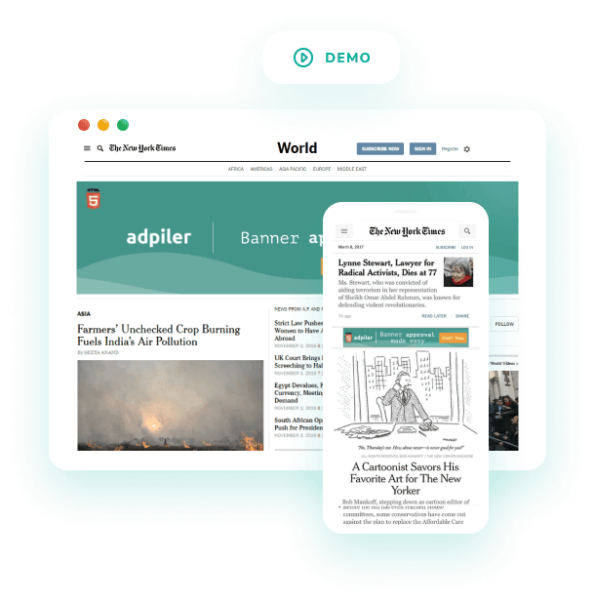 Preview HTML5 Ads And Social Ad Mockups Adpiler